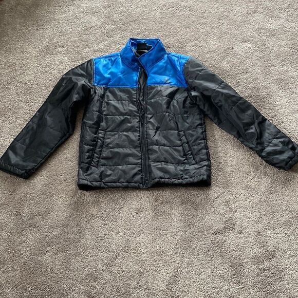 Reebok Black Puffer Jacket SIZE 10/12 - Picture 1 of 5